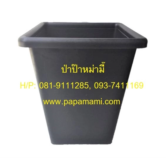 (1-2ใบ) papamami กระถางดำ เหลี่ยม 7 นิ้ว ทรงสูง กระถางพลาสติก กระถางแคคตัส กระถางปลูกตอ กระถางกระบองเพชร กระถางดำ กระถาง — ของมงคลหมวดบ้านและฮวงจุ้ย