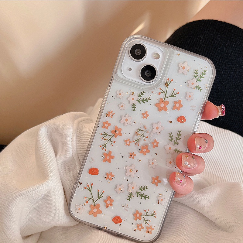 เคสโทรศัพท์มือถือแบบนิ่ม ลายดอกไม้จิ๋ว สําหรับ Samsung A04s A33 A53 A13 A03 A03s A12 A22 A32 A51 A10 A52 A50 A50s A30s A02s S21Plus S22Ultra
