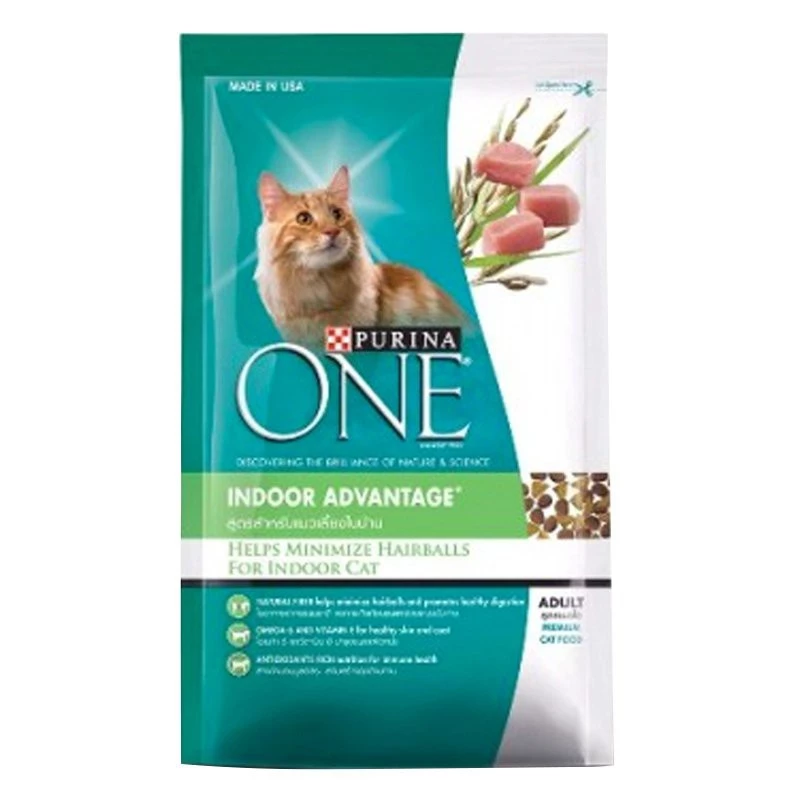 🔥แนะนำ!! เพียวริน่า วัน อาหารแมว สำหรับแมวโต สูตรแมวเลี้ยงในบ้าน 3 กก. Purina One Adult Cat Food Indoor Advantage Cat Fo