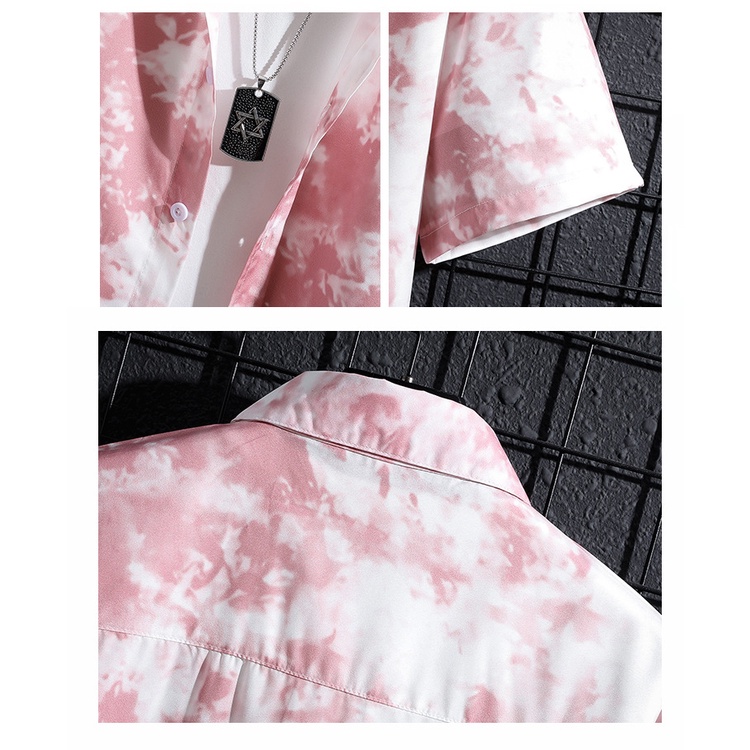 Suikone 2022 เสื้อเชิ้ตแขนสั้นผู้ชายใหม่ฤดูร้อนบางพิมพ์ปกบางด้านบนเกาหลีแฟชั่นลำลองแขนสั้นเสื้อยืด