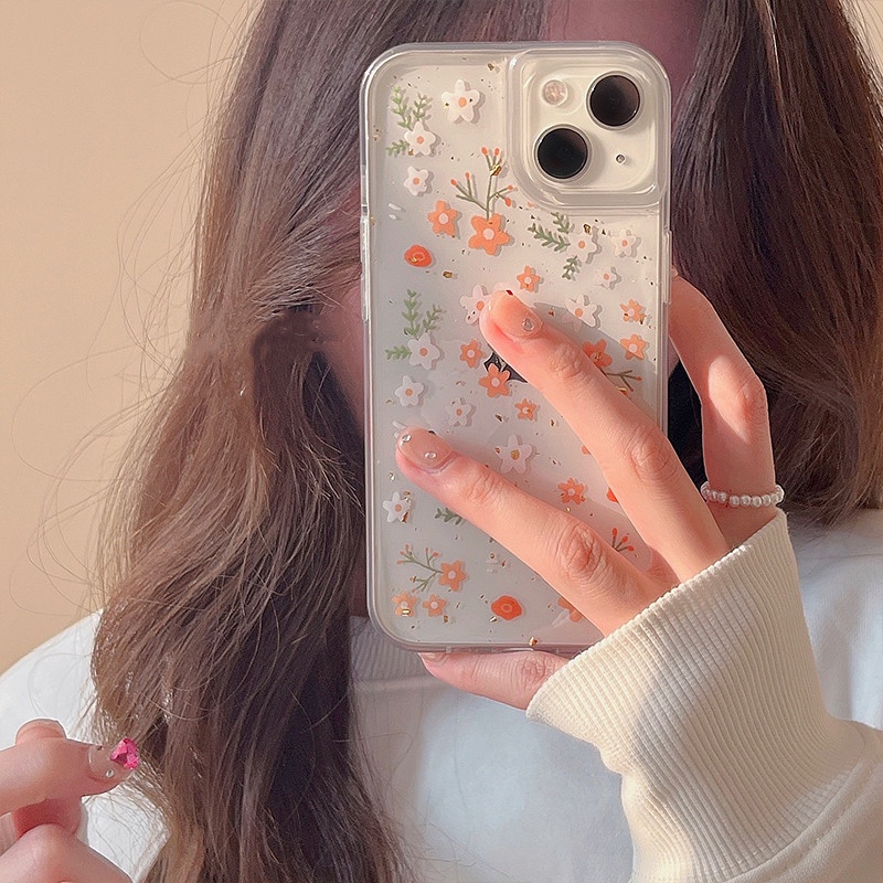 เคสโทรศัพท์มือถือแบบนิ่ม ลายดอกไม้จิ๋ว สําหรับ Samsung A04s A33 A53 A13 A03 A03s A12 A22 A32 A51 A10 A52 A50 A50s A30s A02s S21Plus S22Ultra
