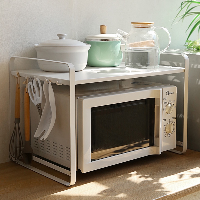 Dear Home ชั้นวางของในครัว เหล็กเคลือบกันสนิม ที่วางเครื่องปรุง หลายชั้น ประหยัดพื้นที่ ที่วางของ