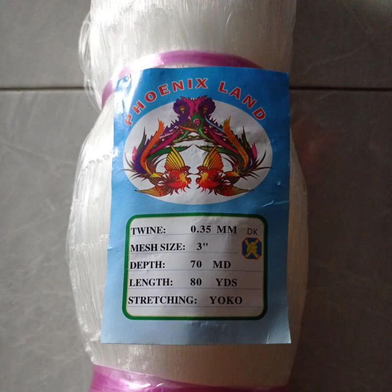FISHING NET 0.35 3 นิ้ว 70MD/80YDS YOKO FISHING NET TRAIN STRING FISHING NET SMALL FISHING NET