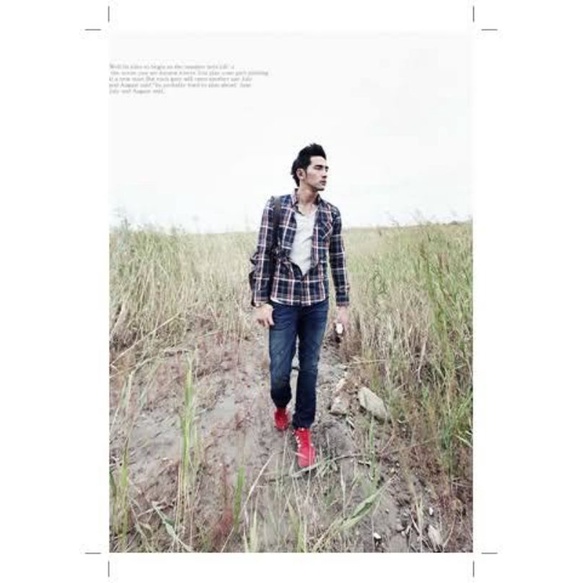 ลด 30 ใส่โค้ด INC5LFF5 แฟชั่นตัดอ้อย เสื้อเชิ้ตแขนยาวผู้ชาย เสื้อเชิ้ตลำลอง เสื้อเชิ๊ตสก๊อต V2