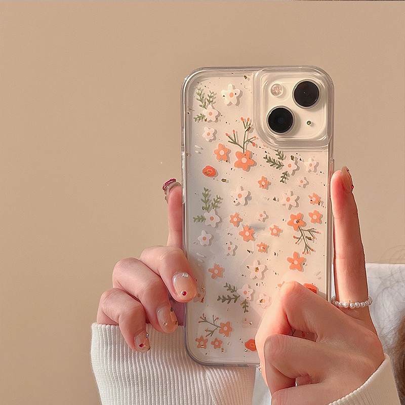 เคสโทรศัพท์มือถือแบบนิ่ม ลายดอกไม้จิ๋ว สําหรับ Samsung A04s A33 A53 A13 A03 A03s A12 A22 A32 A51 A10 A52 A50 A50s A30s A02s S21Plus S22Ultra