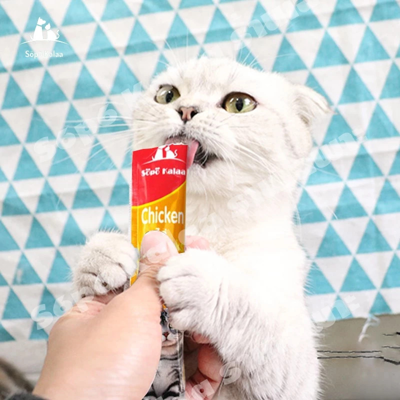Sopo Kalaa ขนมเเมวเลีย 15g มีให้เลือก5รส cat snack stick อาหารแมว แมวเลีย อาหารแมวเลีย พร้อมจัดส่งด่วน