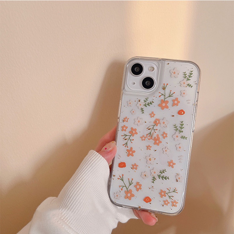 เคสโทรศัพท์มือถือแบบนิ่ม ลายดอกไม้จิ๋ว สําหรับ Samsung A04s A33 A53 A13 A03 A03s A12 A22 A32 A51 A10 A52 A50 A50s A30s A02s S21Plus S22Ultra
