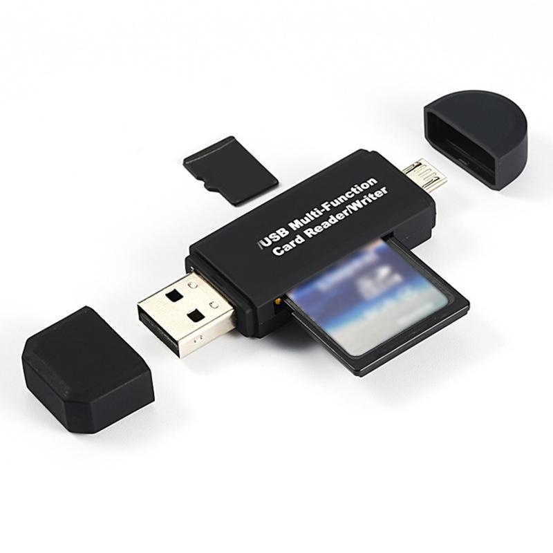 OTG Card Reader Micro SDSD CardUSB TF ความเร็วสูง 20 Card Reader เครื่องอ่านการ์ด OTG ราคาถูกที่สุด พร้อมส่ง