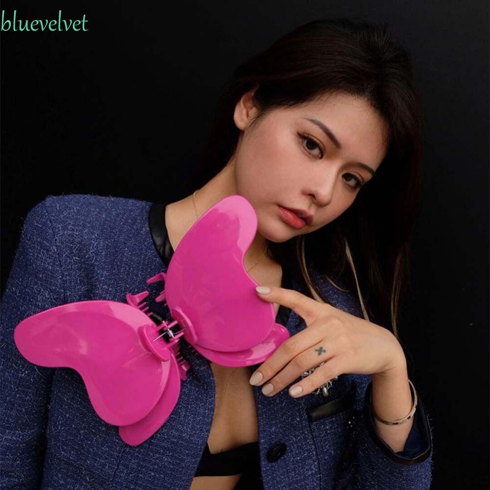 Bluevelvet กิ๊บติดผม รูปผีเสื้อ ปลาฉลาม ขนาดเล็ก หลากสี สไตล์เกาหลี เครื่องประดับ สําหรับผู้หญิง
