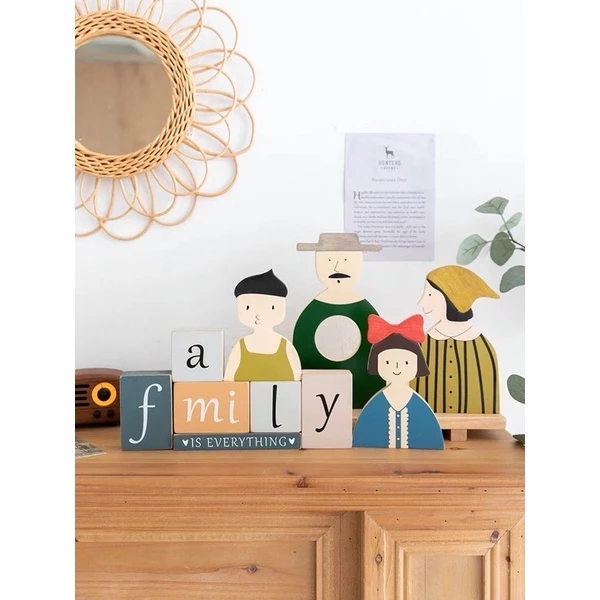 พร้อมส่ง ของแต่งบ้านรูปคน สมาชิกในครอบครัว ของแต่งบ้านจากไม้ ของแต่งบ้านน่ารัก ของแต่งบ้านมินิมอล — ของมงคลหมวดไลฟ์สไตล์และของขวัญ