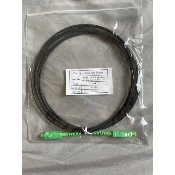 Patch cord flat out door SC/APC-SC/APC 3M