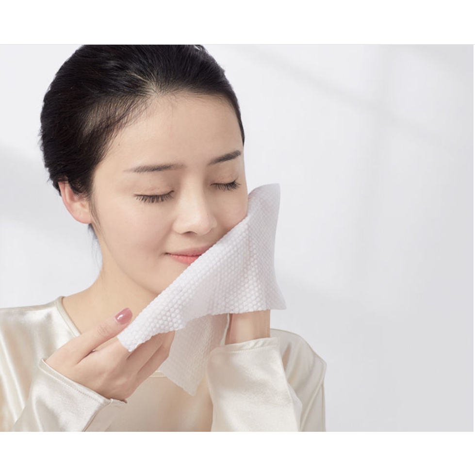 ลด15ใช้โค้ดMISSU15Cotton Tissueกระดาษเช็ดหน้า ผ้าฝ้ายเช็ดทำความสะอาดผิวหน้า ใช้ง่าย ใช้สะดวก เช็ดเครื่องสำอางค์ผ้