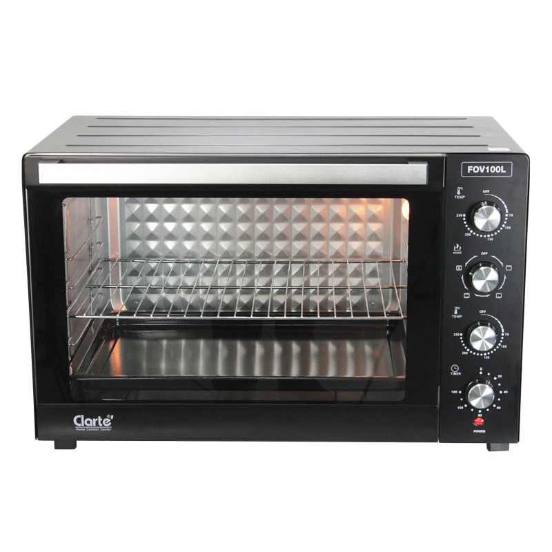 Clarte เตาอบไฟฟ้า100ลิตร รุ่น FOV100L แถมฟรีปลั๊กไฟ16แอมป์