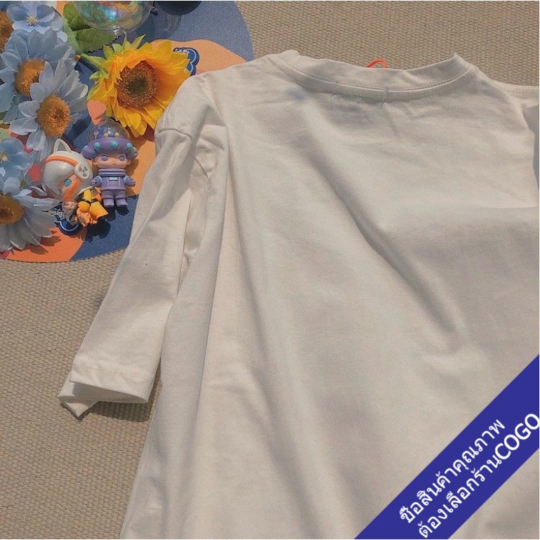 เสื้อยืดแขนสั้นคอกลมผู้หญิง ลายหัวใจน่ารัก oversize เสื้อผ้าแฟชั่นวัยรุ่น  เสื้อโอเวอร์ไซส์เกาหลี ฮิปฮอป  วินเทจ