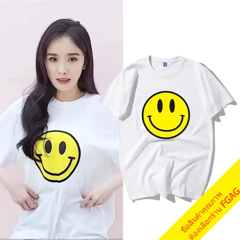 พร้อมส่งเสื้อยืดพิมพ์ลายการ์ตูนน่ารัก Oversize Tshirt dna เสื้อผ้าแฟชั่นวัยรุ่นสไตล์เกาหลี เสื้อยืดแขนสั้นผู้หญิง