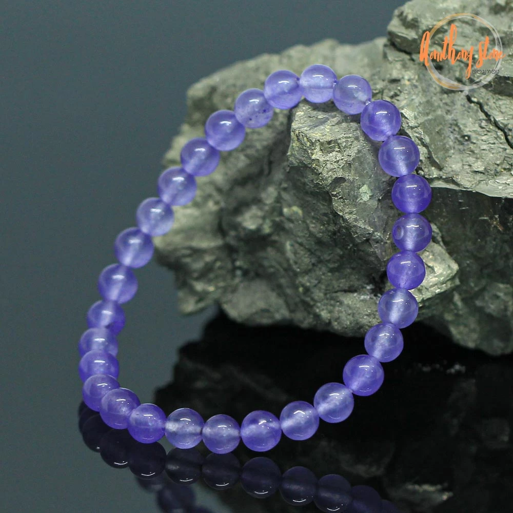 กำไลหิน แต่งสี อเมทิสต์ ขนาด 6 มิล Amethyst กำไลหินมงคล หินสี หินสีนำโชค หินสีม่วง สร้อยข้อมือหิน by.ออมทอง — ของมงคลหมวดเครื่องรางและวัตถุมงคล