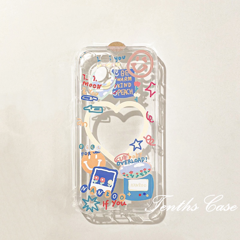 เคสโทรศัพท์มือถือแบบนิ่ม ลายกราฟฟิตี้หัวใจ สําหรับ Samsung A04e A04s A33 A53 A13 A73 A03 A03s A12 A22 A32 A51 A52 A71 A50 A50s A30s A02s S21Plus S22Ultra