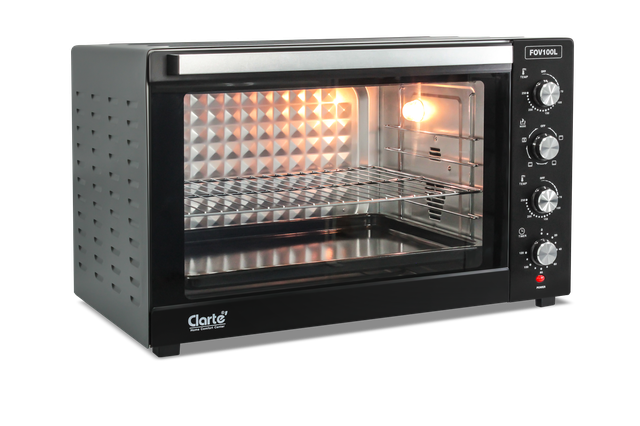Clarte เตาอบไฟฟ้า100ลิตร รุ่น FOV100L แถมฟรีปลั๊กไฟ16แอมป์