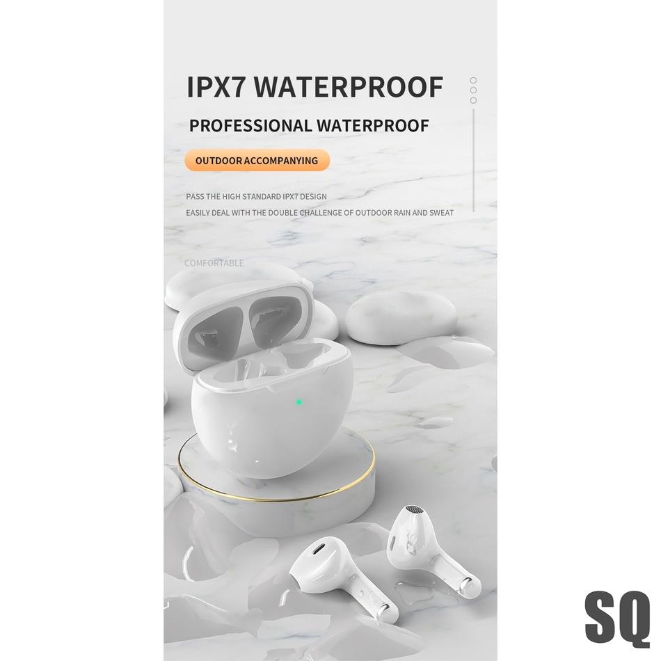 NEWPRO 6 TWSหูฟังบลูทูธ หูฟังบลูทูธไร้สาย หูฟังเกมส์บลูทูธ พร้อมกล่องชาร์จ เหมาะสําหรับ ไอโฟน ซัมซุง oppo vivo huawei