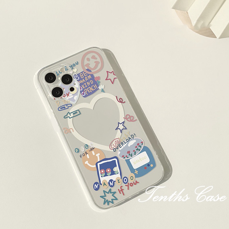 เคสโทรศัพท์มือถือแบบนิ่ม ลายกราฟฟิตี้หัวใจ สําหรับ Samsung A04e A04s A33 A53 A13 A73 A03 A03s A12 A22 A32 A51 A52 A71 A50 A50s A30s A02s S21Plus S22Ultra