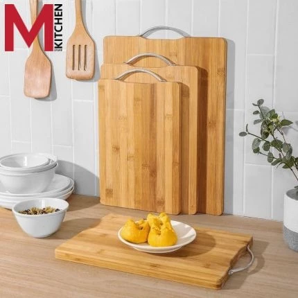 M KITCHEN เขียง เขียงไม้ เขียงไม้ไผ่ เขียงอเนกประสงค์ เขียงทำอาหาร (A7)