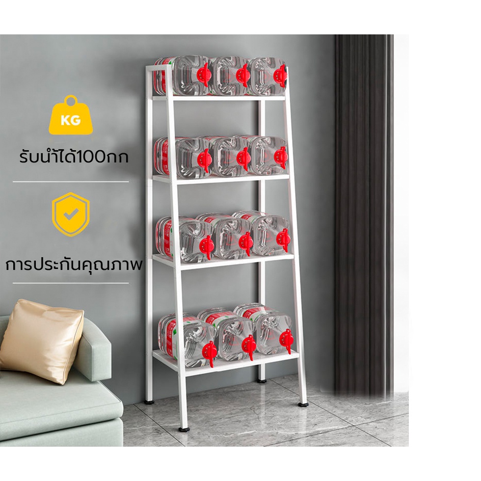 ชั้นวางของเหล็ก 34ชั้น ชั้นวางหนังสือสไตล์นอร์ดิก ของแต่งบ้าน กันสนิม
