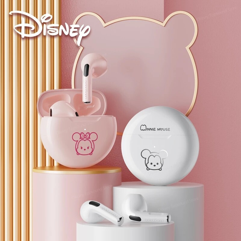 Disney F9 หูฟังบลูทูธไร้สาย 52 เสียงสเตอริโอ HD Call HIFI พร้อมไมโครโฟน