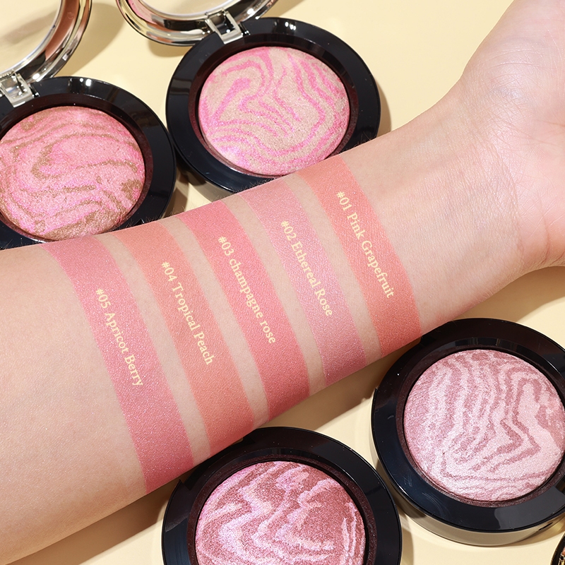 Kimuse บลัชออนปัดแก้ม เนื้อชิมเมอร์ธรรมชาติ ติดทนนาน กันน้ํา สีดํา สีทอง สําหรับแต่งหน้า ที่ปัดแก้ม ขนาดพกพา