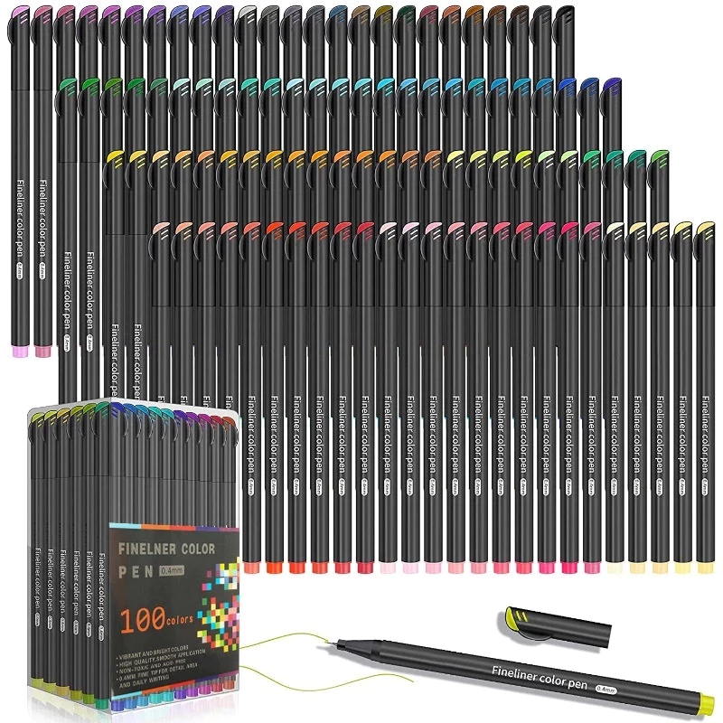 Fineliner ปากกาสี 0.4 มม. ชุดปากกาศิลปะ อุปกรณ์เครื่องเขียน