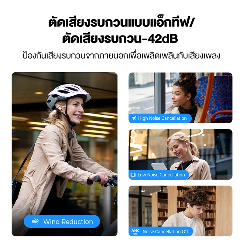 Edifier TWS1 Pro2 หูฟังบลูทูธไร้สาย V53 ตัดเสียงรบกวน CVC80 IP65 กันน้ํา จับคู่เร็ว