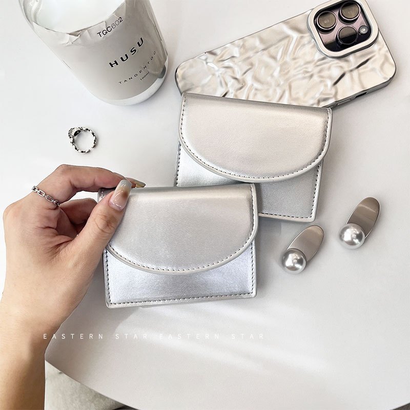 MOUSSON Womens Wallet กระเป๋าบัตรผู้หญิงเกาหลีมีความละเอียดอ่อนและใช้งานได้จริง กระเป๋าใส่เหรียญขนาดเล็กและพกพาสะดวก