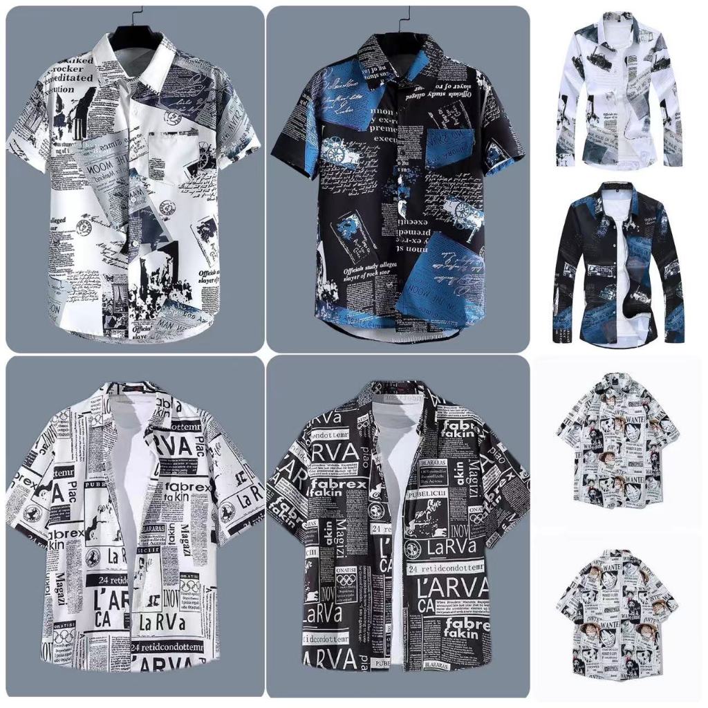 เสื้อเชิ้ตผู้ชาย ระบายอากาศได้ดี แฟชั่นฤดูร้อน สไตล์เกาหลี เสื้อผู้ชาย