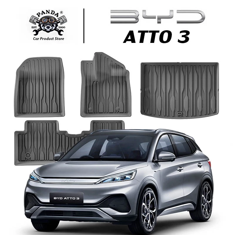 พรมปูพื้น BYD Atto 3 (2022-ปัจจุบัน) วัสดุ TPE ตรงรุ่น