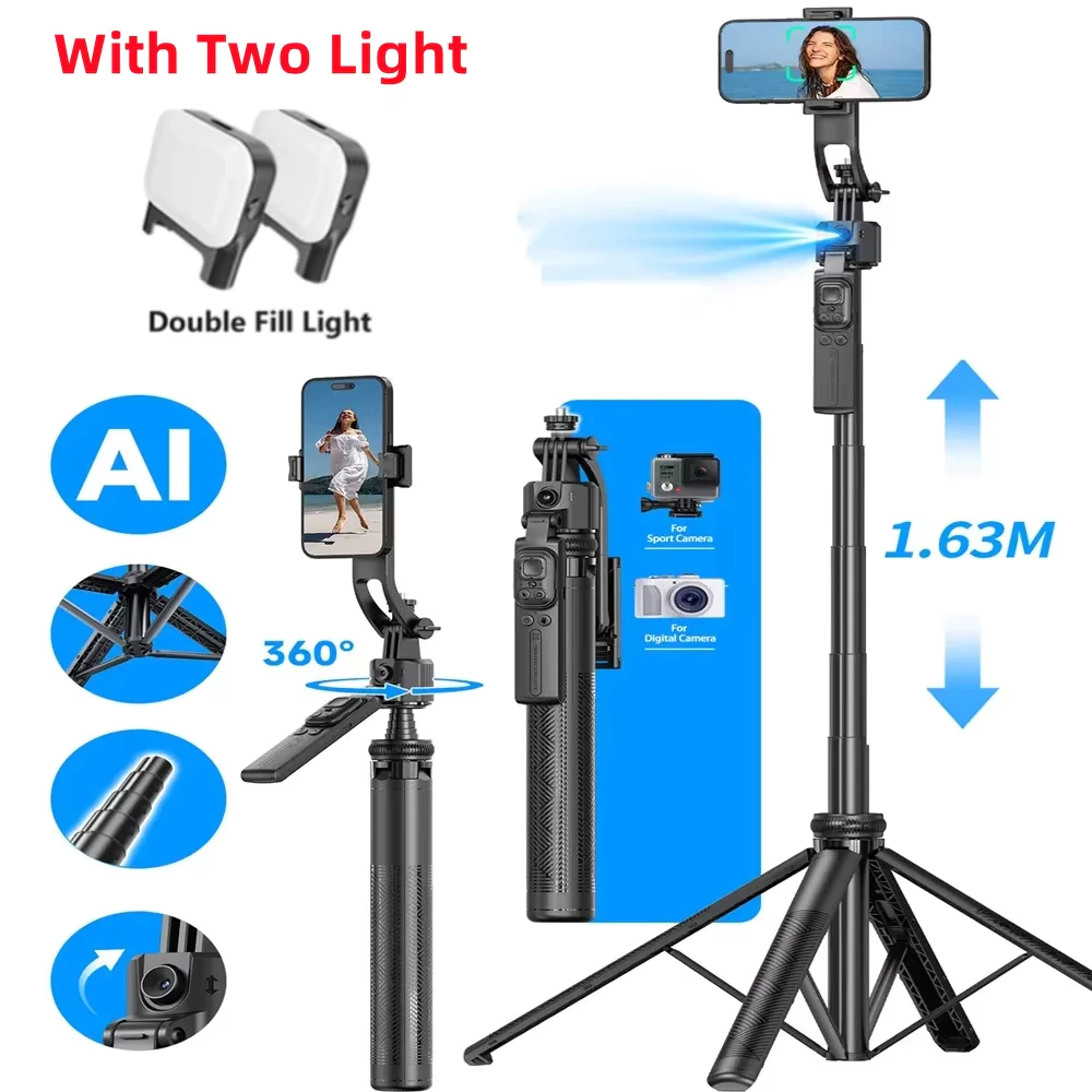 ไม้เซลฟี่ 4 ขา พร้อมบลูทูธ ขาตั้งกล้อง 3 in 1 tripod for phone ไม้เซลฟีกันสั่นสะเทือน 360 องศา ไม้เซลฟี่ แม่เหล็ก Selfie Stick ยืดได้ถึง 1.8 เมตร ซื้อวันนี้ gimbal มือถือ แถมฟรีประกัน10ปี