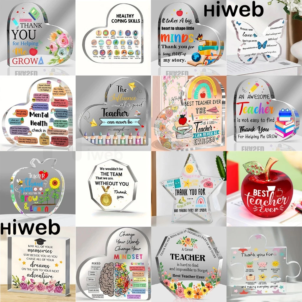 ของขวัญอะคริลิคของขวัญรับปริญญาของขวัญครูของขวัญคนรักเหมาะสําหรับครูครอบครัวเพื่อนเพื่อนร่วมชั้นเพื่อนร่วมงานของขวัญสร้างสรรค์เครื่องประดับตกแ — ของมงคลหมวดความรักและความสัมพันธ์