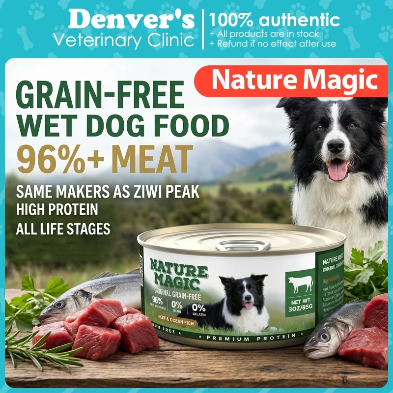 85g/175g Grain Free Wet Dog Food กระป๋อง Puppy & Adult Dog Food Same Makers เช่น Ziwi Peak Nature Magic