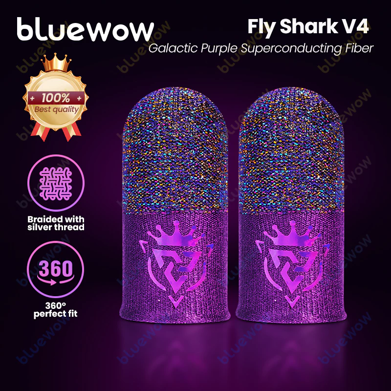 3D Fit อัพเกรดBlueWow King Finger Sleeve Gaming สําหรับ PUBG เกมมือถือบางเฉียบและทนทานถุงมือนิ้วสําหรับเล่นเกม