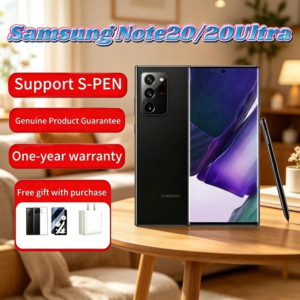 กล่องปิดผนึก Samsung Galaxy Note 20/20U 5G สมาร์ทโฟนรับประกัน 1 ปี 128/256G โทรศัพท์มือถือ Android ซิมเดียว