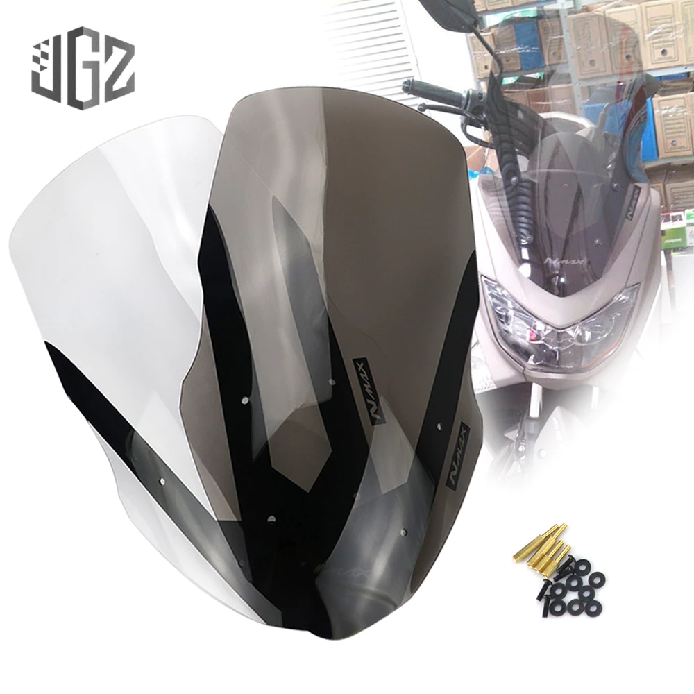 ชิวหน้าnmax สำหรับปี2013-2018 ชิวบังลมหน้า ชิวหน้า ทรงโดรน สูง22นิ้ว บังลม yamaha N-max ของแต่งnmax อุปกรณ์แต่งรถn-max ชิวใส
