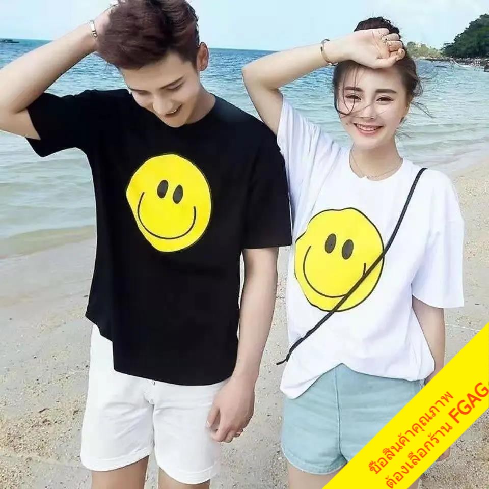 พร้อมส่งเสื้อยืดพิมพ์ลายการ์ตูนน่ารัก Oversize Tshirt dna เสื้อผ้าแฟชั่นวัยรุ่นสไตล์เกาหลี เสื้อยืดแขนสั้นผู้หญิง