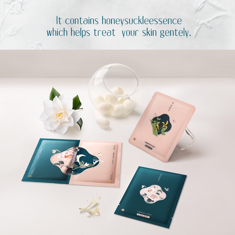 Florasis Flower Water Makeup Remover Wipes Cleansing Sheet 11 Face  Eye  Lip Makeup Remover2040PCSแผ่นเช็ดเครื่องสําอาง ทําความสะอาดผิวหน้า ตา และริมฝีปาก ลายดอกไม้ 11 20 40 ชิ้น