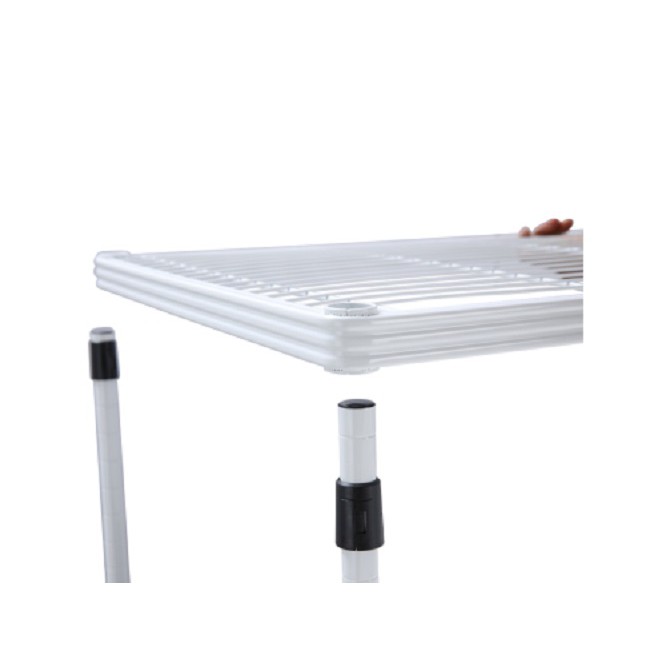 Chandee ชั้นวางของ 4ชั้น 90x45x160 เส้นลวดตรง White ท่อ1นิ้ว 1ชิ้นออเดอร์