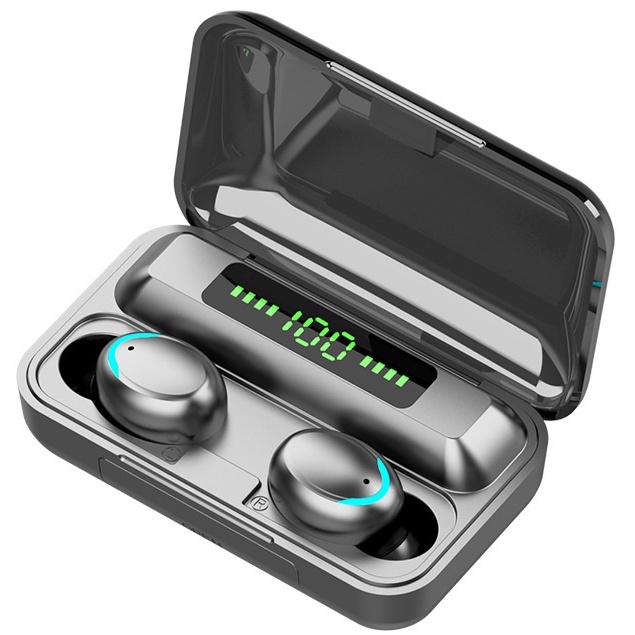 หูฟังบลูทูธ หูฟังไร้สาย แยกเสียงซ้ายขวา TWSWirelessbluetooth 50 headset Earphone Earbud รุ่น F9 M10