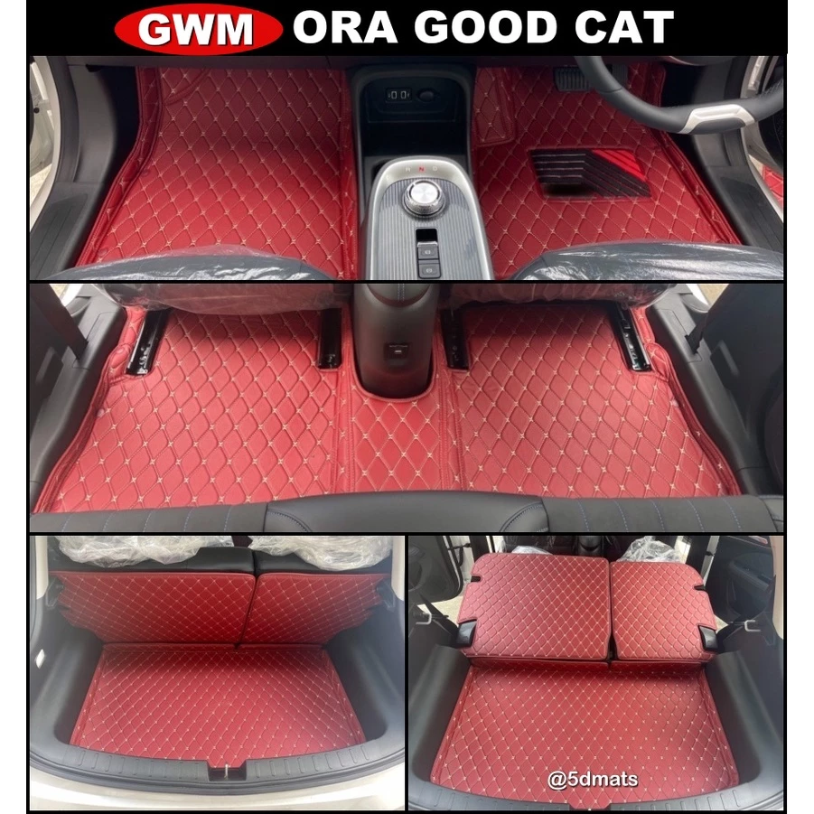 พรมปูพื้น 6D GWM Ora Good Cat ตรงรุ่น เต็มคัน 6ชิ้น