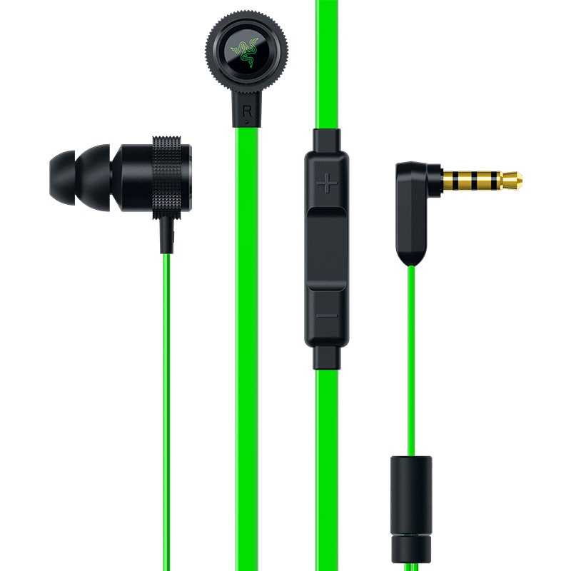 มีสินค้าแท้จริง Razer Hammerhead Pro V2 Earphone 35mm Wired In Ear Gaming Headset With Mic หูฟังเกมมิ่ง พร้อมกล่อง