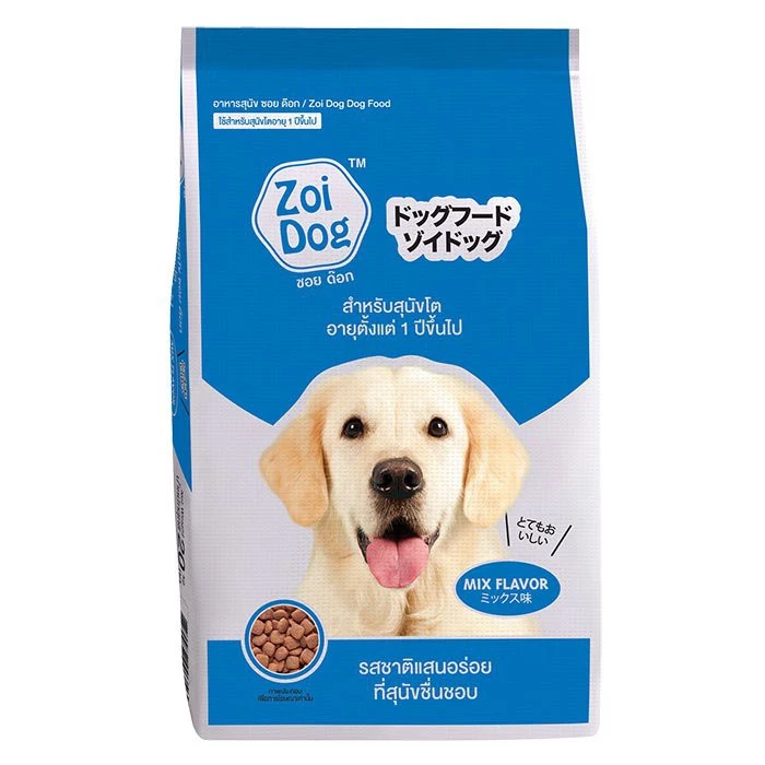 🔥แนะนำ!! ซอย ด๊อก อาหารสุนัข สำหรับสุนัขโต รวมรส 10 กก. ZOI DOG Adult Dog Food Mixed Flavors 10 kg.