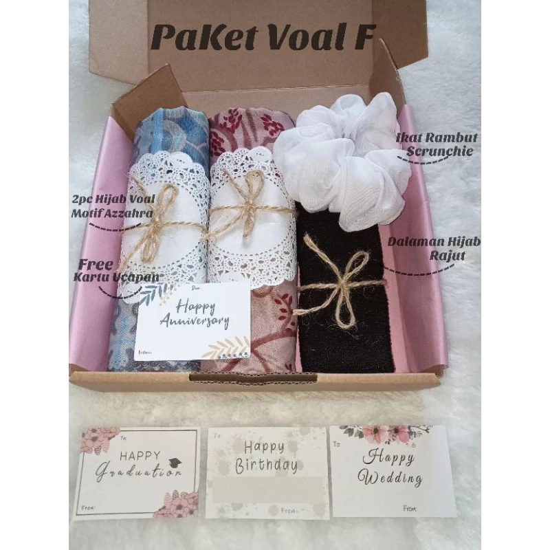 HAMPERS HIJAB MOTIF | กล่องของขวัญฮิญาบ | VOAL MOTIF HIJAB HAMPERS | EID AL-FITR RAMADHAN WEDDING ของขวัญวันวันเกิด| อี๊ดอัล-อาดา | ETC วันของCHERS ฟรีการ์ดสั่น — ของมงคลหมวดไลฟ์สไตล์และของขวัญ