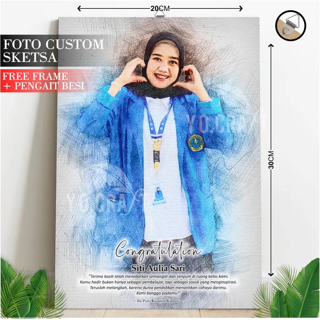 ของขวัญสเก็ตช์ภาพที่กําหนดเอง (ครบรอบ 1 วัน) + กรอบฟรี ทําของขวัญรับปริญญาให้แฟน ของขวัญวันครบรอบ แฟน สาว เด็กชาย ของขวัญแต่งงานไม่ซ้ํากัน ของขวัญอ ภาพวาดที่กําหนดเอง ภาพพิมพ์ ไม้ของขวัญ — ของมงคลหมวดไลฟ์สไตล์และของขวัญ
