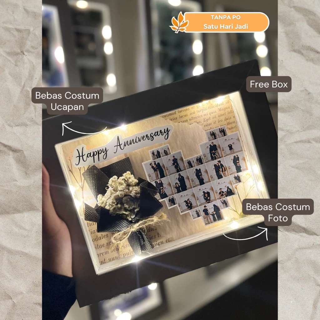 พร้อม! วันเดียว 3ง 5ร นํา กรอบของขวัญที่กําหนดเองสมุดภาพเศษกรอบของขวัญวันเกิดครบรอบของขวัญแต่งงานของขวัญจบการศึกษาของขวัญวันครูของขวัญวัน — ของมงคลหมวดไลฟ์สไตล์และของขวัญ