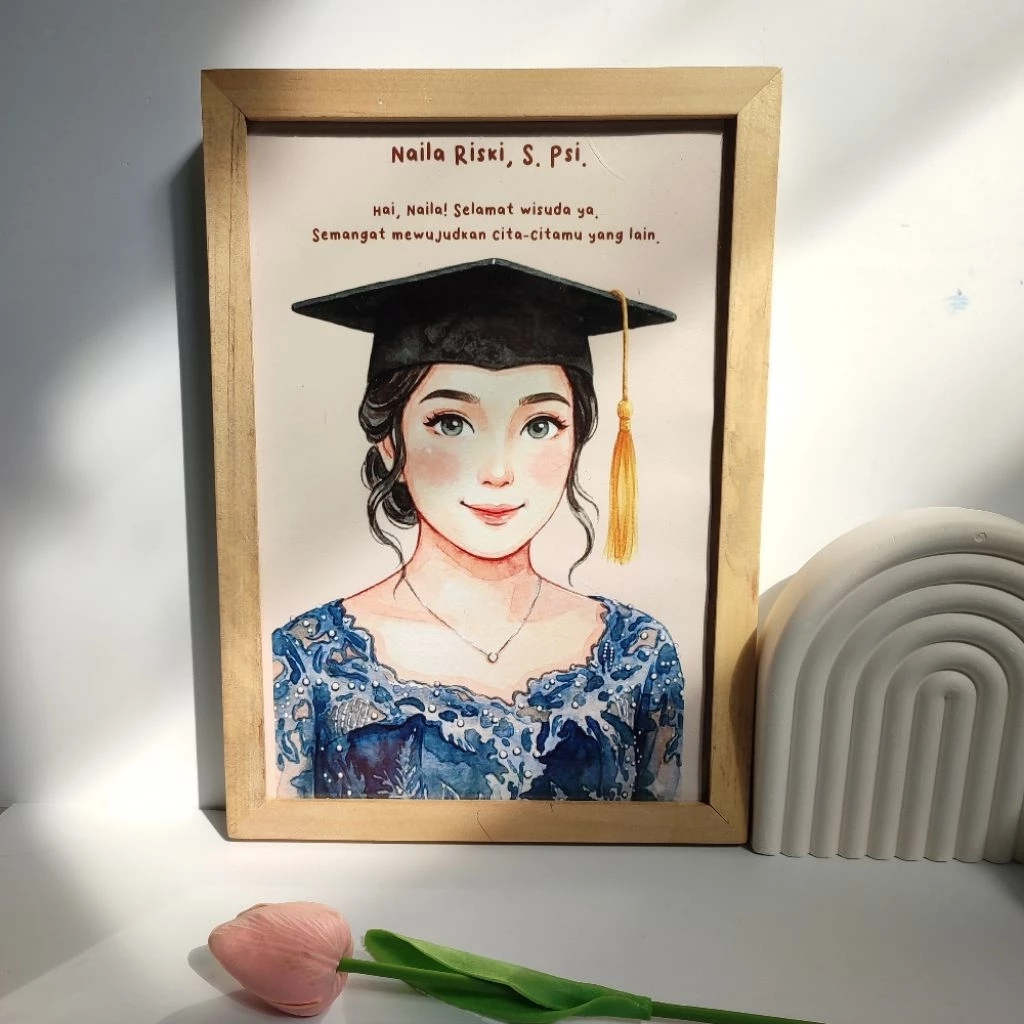 ของขวัญรับปริญญาของขวัญรับปริญญาของขวัญวันเกิดของขวัญแต่งงานของขวัญเกิดของขวัญวันครูตกแต่งผนังภาพประกอบที่กําหนดเองของขวัญจบการศึกษาเฉพาะตะ — ของมงคลหมวดไลฟ์สไตล์และของขวัญ